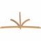 Ekena Millwork Davenport Timber Gable Bracket, Western Red Cedar, 108"W x 63"H x 3 1/2"D x 3 1/2"F, 14/12 Pitch GBW108X63X0404DAV00SWR - alternate 2